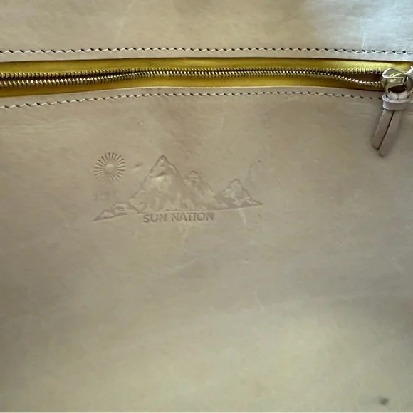 Sun Nation, Woven leather, black leather tote - Picture 5 of 8